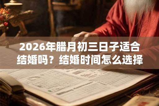 2026年腊月初三日子适合结婚吗？结婚时间怎么选择？