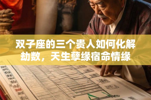 双子座的三个贵人如何化解劫数，天生孽缘宿命情缘