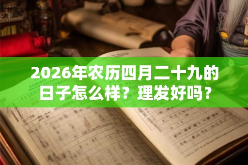 2026年农历四月二十九的日子怎么样？理发好吗？