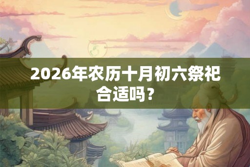2026年农历十月初六祭祀合适吗？