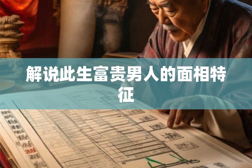 解说此生富贵男人的面相特征