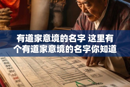 有道家意境的名字 这里有个有道家意境的名字你知道它是什么吗