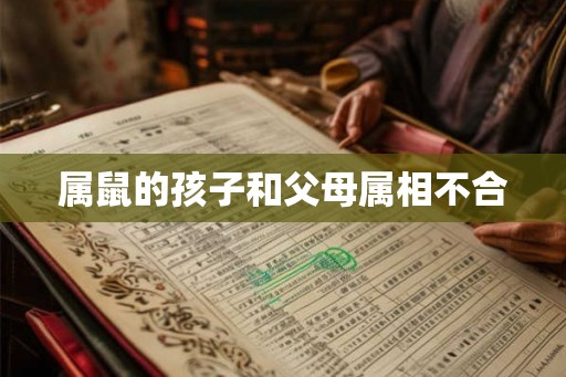 属鼠的孩子和父母属相不合