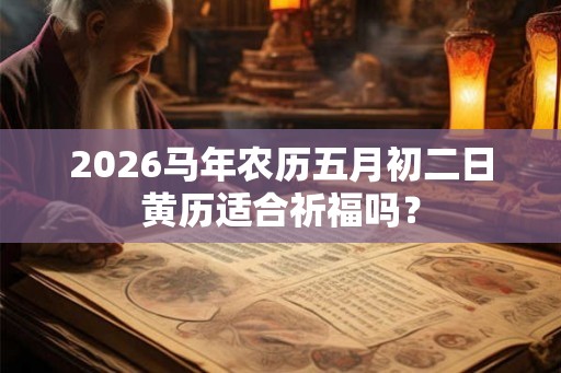 2026马年农历五月初二日黄历适合祈福吗？