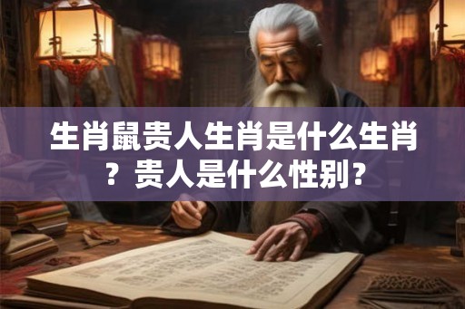 生肖鼠贵人生肖是什么生肖？贵人是什么性别？