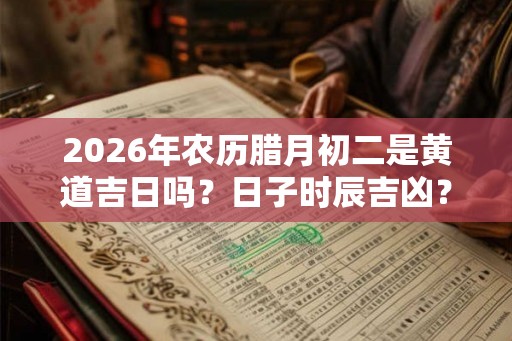 2026年农历腊月初二是黄道吉日吗?日子时辰吉凶? 2026年农历腊月初二是黄道吉日吗?日子时辰吉凶?