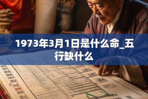 1973年3月1日是什么命_五行缺什么 1973年3月1日是什么命_五行缺什么