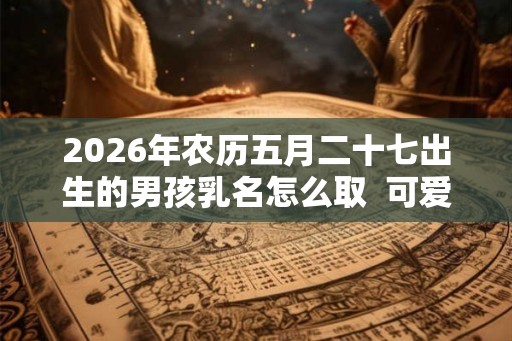 2026年农历五月二十七出生的男孩乳名怎么取  可爱洋气一些的乳名