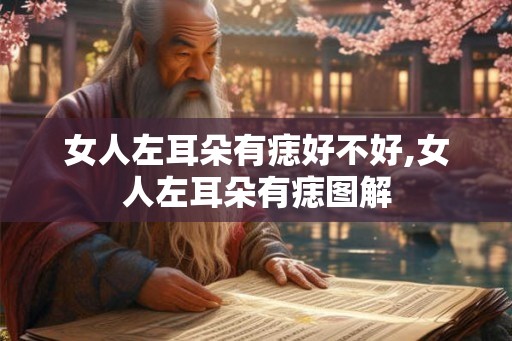 女人左耳朵有痣好不好,女人左耳朵有痣图解