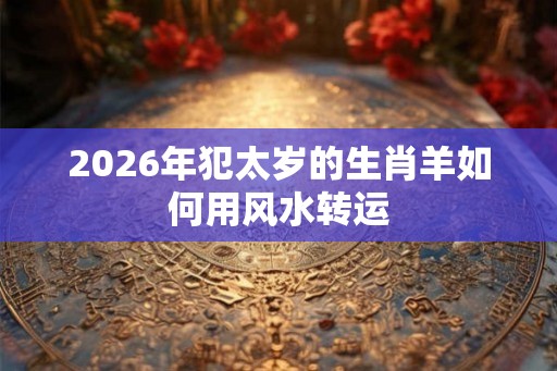 2026年犯太岁的生肖羊如何用风水转运