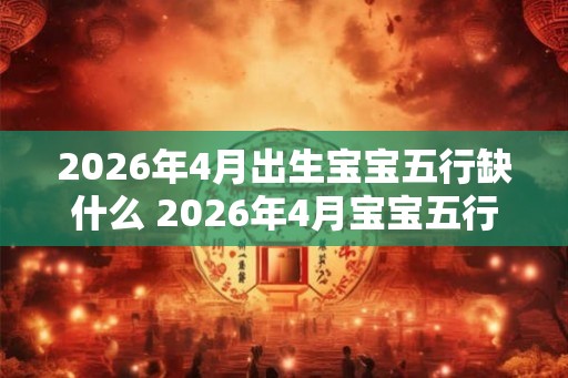 2026年4月出生宝宝五行缺什么 2026年4月宝宝五行有缺陷吗 2026年4月出生宝宝五行缺什么 2026年4月宝宝五行有缺陷吗