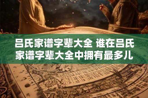 吕氏家谱字辈大全 谁在吕氏家谱字辈大全中拥有最多儿孙