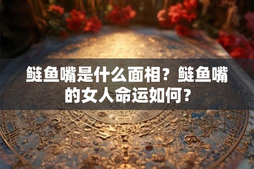 鲢鱼嘴是什么面相?鲢鱼嘴的女人命运如何? 鲢鱼嘴是什么面相?鲢鱼嘴的女人命运如何?
