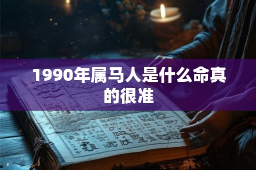 1990年属马人是什么命真的很准 1990年属马人是什么命真的很准