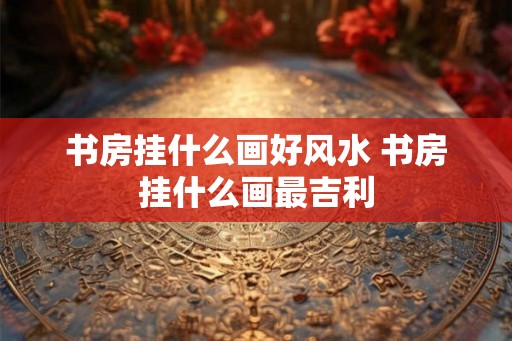 书房挂什么画好风水 书房挂什么画最吉利