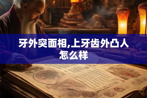 牙外突面相,上牙齿外凸人怎么样 牙外突面相,上牙齿外凸人怎么样