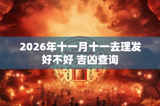 2026年十一月十一去理发好不好 吉凶查询