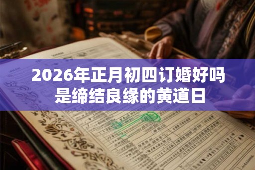 2026年正月初四订婚好吗 是缔结良缘的黄道日