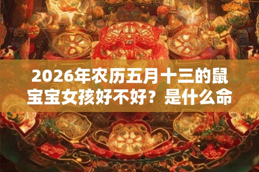 2026年农历五月十三的鼠宝宝女孩好不好?是什么命? 2026年农历五月十三的鼠宝宝女孩好不好?是什么命?