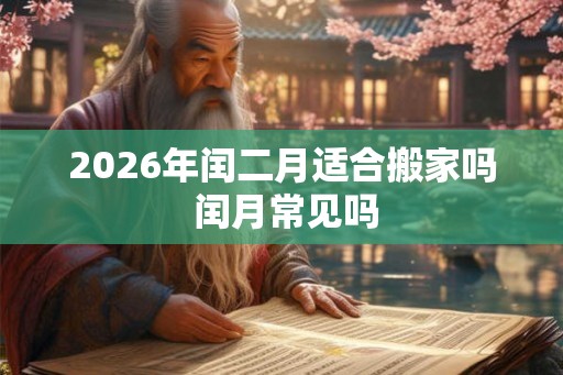 2026年闰二月适合搬家吗 闰月常见吗