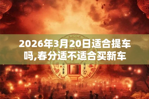 2026年3月20日适合提车吗,春分适不适合买新车