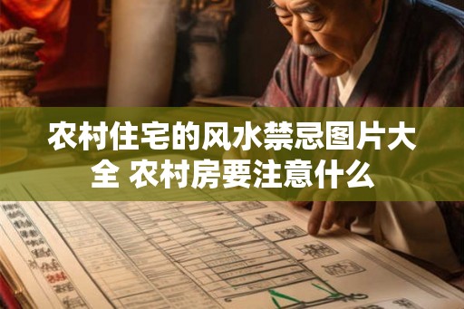 农村住宅的风水禁忌图片大全 农村房要注意什么