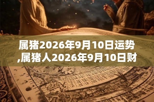 属猪2026年9月10日运势,属猪人2026年9月10日财运,生肖猪2026年9月10日运势