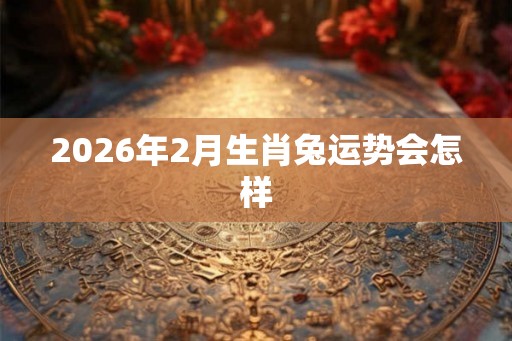2026年2月生肖兔运势会怎样