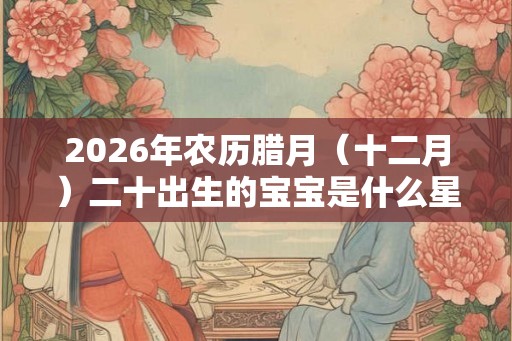 2026年农历腊月（十二月）二十出生的宝宝是什么星座？天生好命？