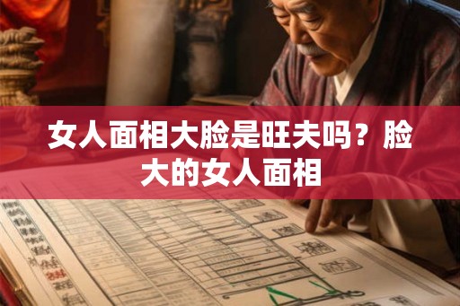 女人面相大脸是旺夫吗？脸大的女人面相
