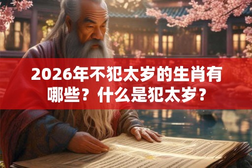 2026年不犯太岁的生肖有哪些？什么是犯太岁？