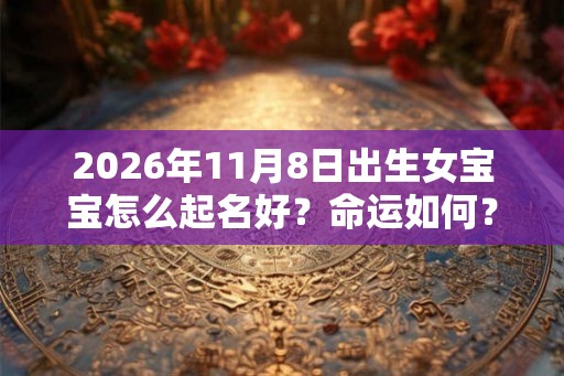 2026年11月8日出生女宝宝怎么起名好？命运如何？