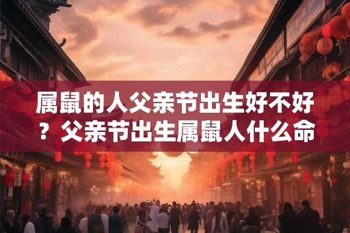 属鼠的人父亲节出生好不好？父亲节出生属鼠人什么命？