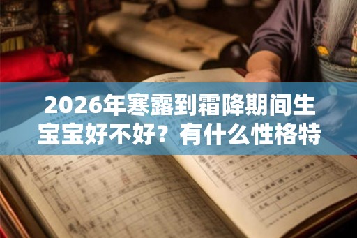 2026年寒露到霜降期间生宝宝好不好？有什么性格特点？