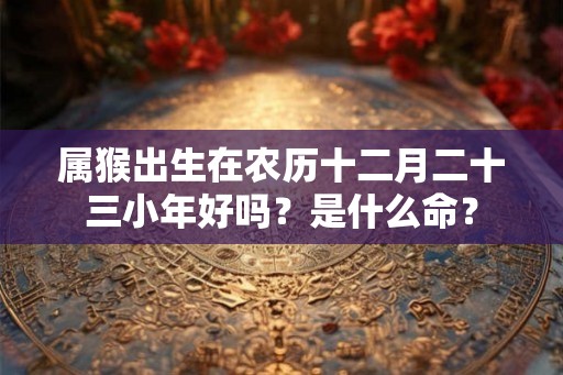属猴出生在农历十二月二十三小年好吗?是什么命? 属猴出生在农历十二月二十三小年好吗?是什么命?