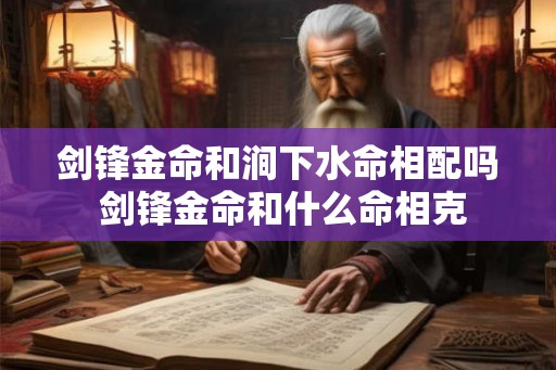 剑锋金命和涧下水命相配吗 剑锋金命和什么命相克