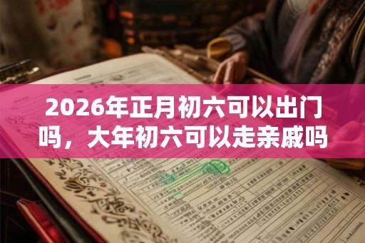 2026年正月初六可以出门吗，大年初六可以走亲戚吗？