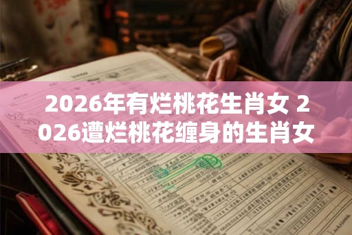 2026年有烂桃花生肖女 2026遭烂桃花缠身的生肖女