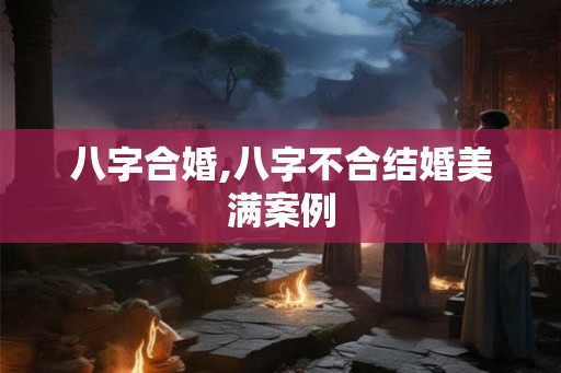八字合婚,八字不合结婚美满案例