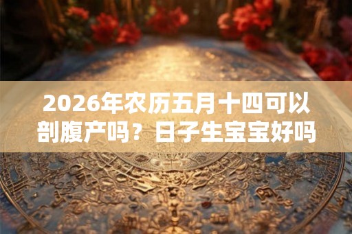 2026年农历五月十四可以剖腹产吗？日子生宝宝好吗？