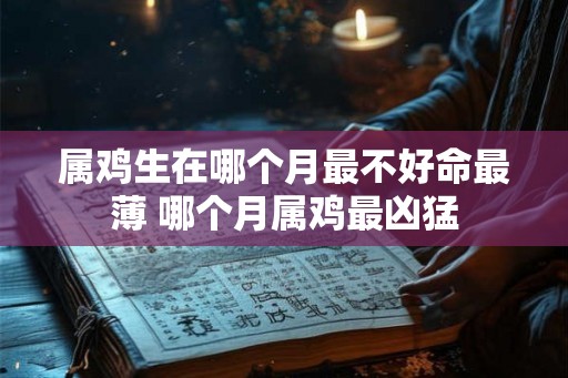 属鸡生在哪个月最不好命最薄 哪个月属鸡最凶猛 属鸡生在哪个月最不好命最薄 哪个月属鸡最凶猛