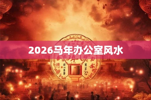 2026马年办公室风水