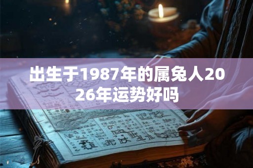 出生于1987年的属兔人2026年运势好吗