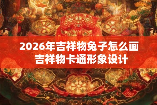 2026年吉祥物兔子怎么画  吉祥物卡通形象设计