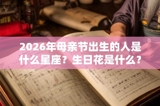 2026年母亲节出生的人是什么星座？生日花是什么？