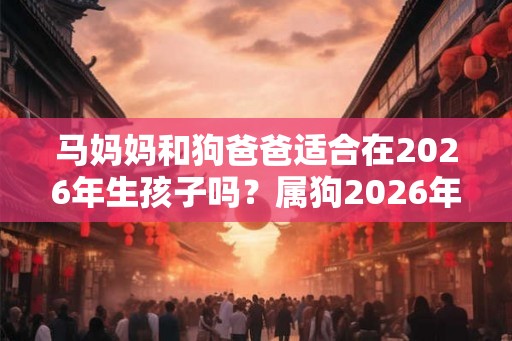 马妈妈和狗爸爸适合在2026年生孩子吗?属狗2026年运势如何? 马妈妈和狗爸爸适合在2026年生孩子吗?属狗2026年运势如何?