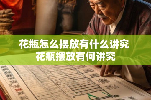 花瓶怎么摆放有什么讲究 花瓶摆放有何讲究 花瓶怎么摆放有什么讲究 花瓶摆放有何讲究