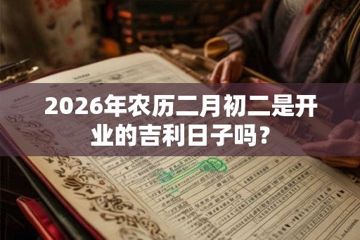 2026年农历二月初二是开业的吉利日子吗？