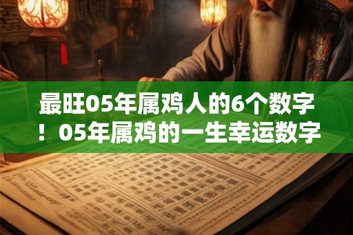 最旺05年属鸡人的6个数字!05年属鸡的一生幸运数字查询 最旺05年属鸡人的6个数字!05年属鸡的一生幸运数字查询