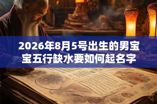 2026年8月5号出生的男宝宝五行缺水要如何起名字 2026年8月5号出生的男宝宝五行缺水要如何起名字